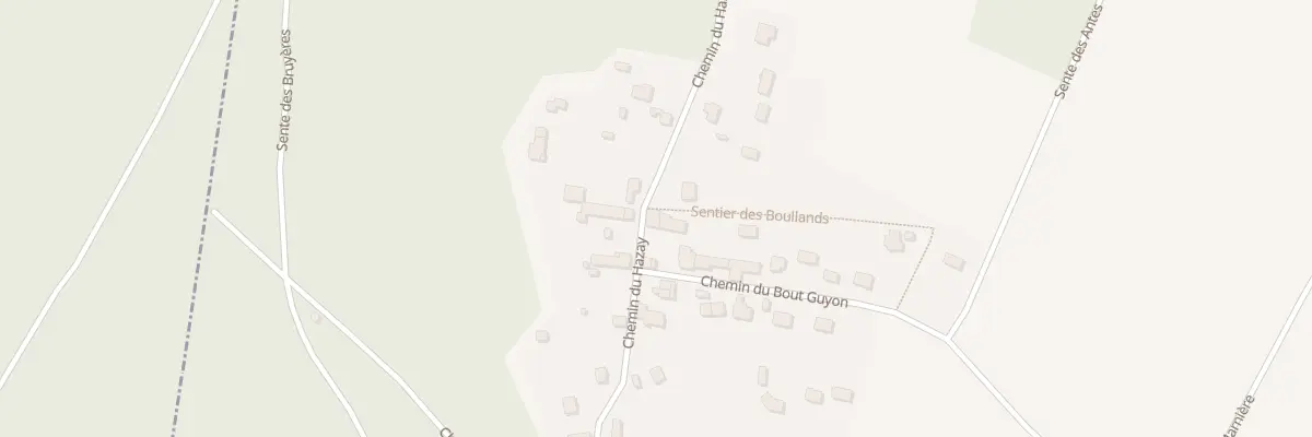 Plan du 88 Che du Hazay à Jambville