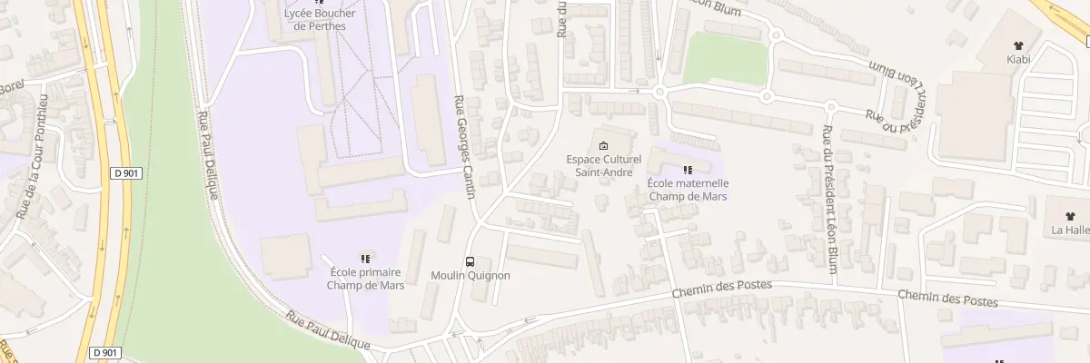 Plan du 51 Rue du Moulin Quignon à Abbeville