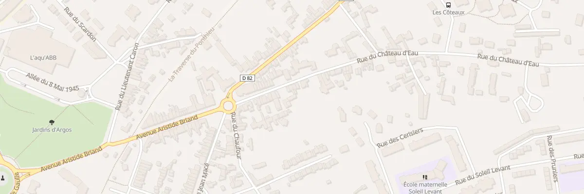 Plan du 28 Rue du Château d’Eau à Abbeville