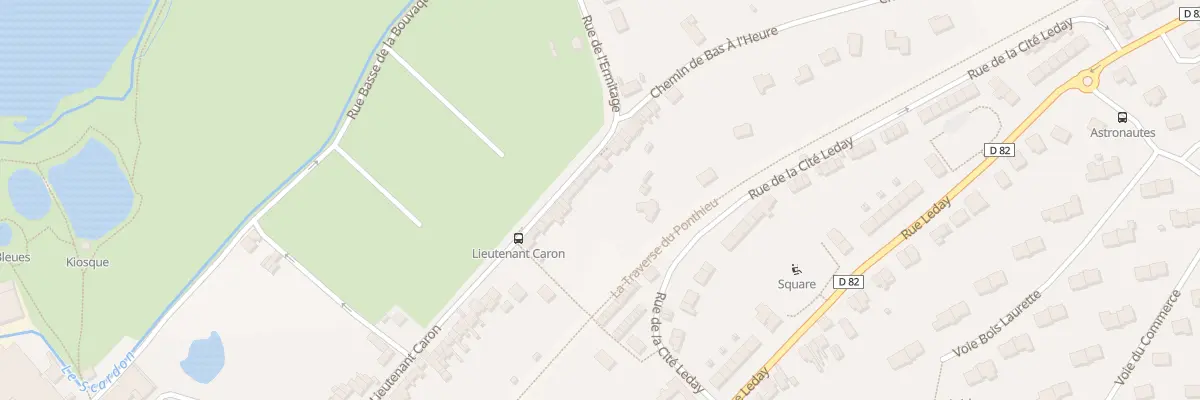 Plan du 126 Rue du Lieutenant Caron à Abbeville