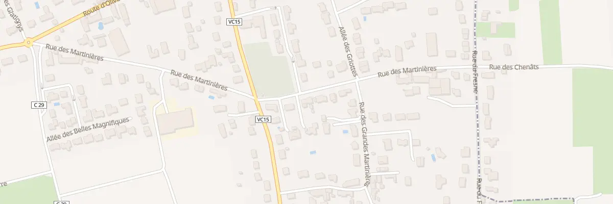 Plan du 430 Rue des Martinières à Saint-Hilaire-Saint-Mesmin