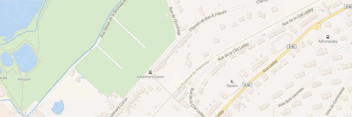 Plan du 128 Rue du Lieutenant Caron à Abbeville