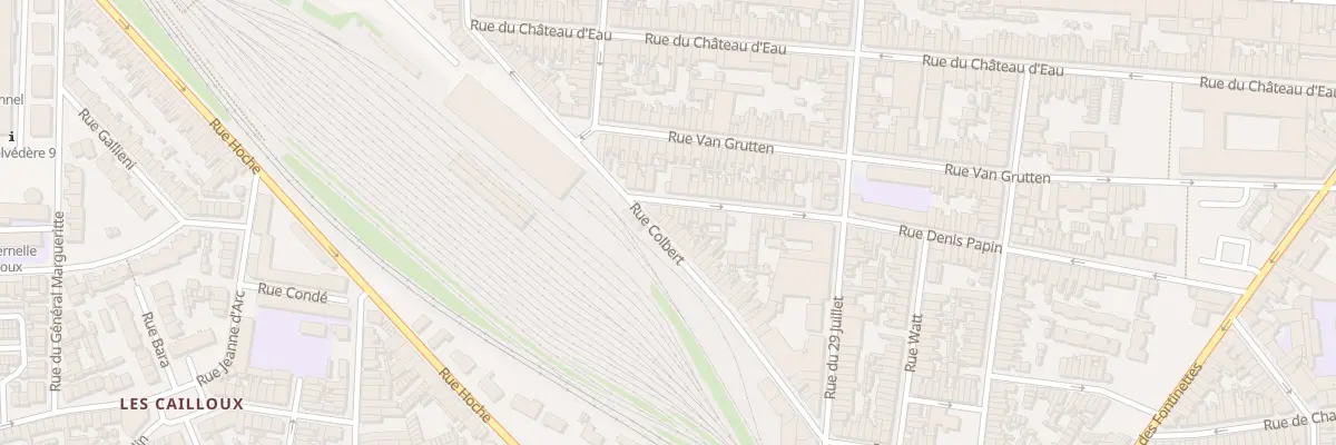 Plan du 63 Rue Colbert à Calais