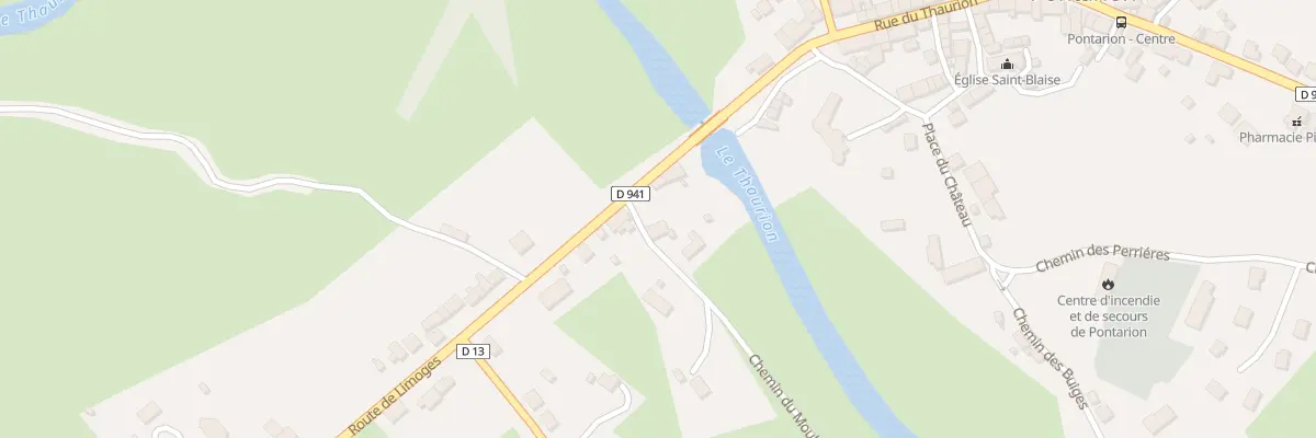 Plan du 5 Rte de Limoges à Pontarion