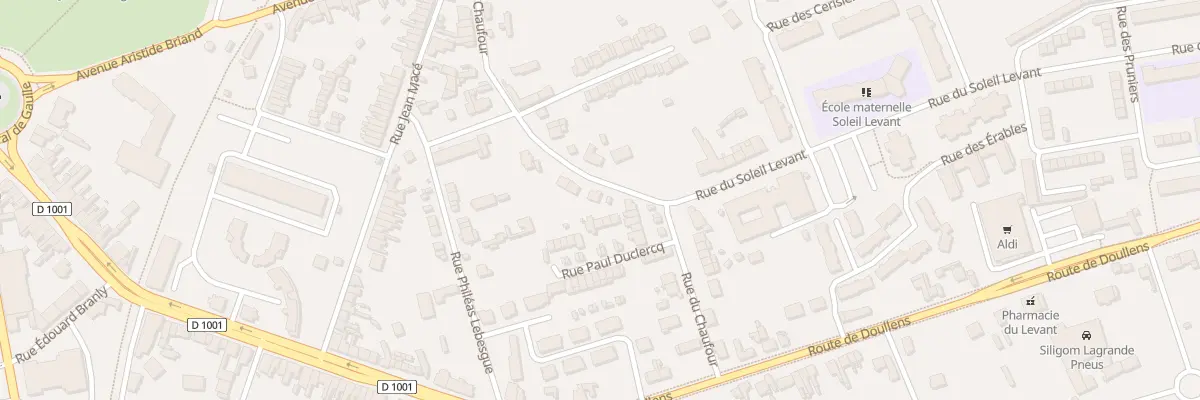 Plan du 22 Rue du Chaufour à Abbeville