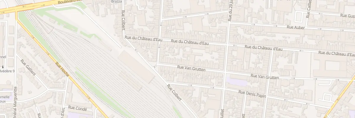 Plan du 114 Rue Van Grutten à Calais