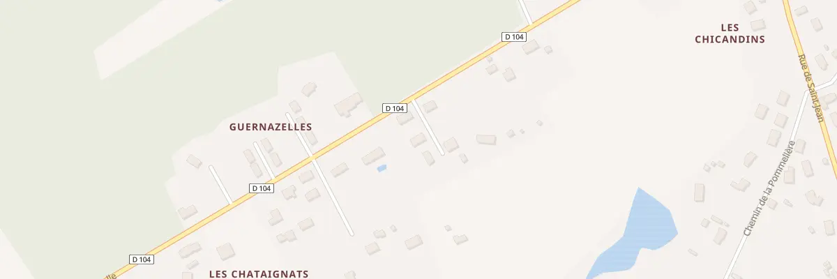 Plan du 5062F Les Chataignats du Bourg à Yvoy-le-Marron