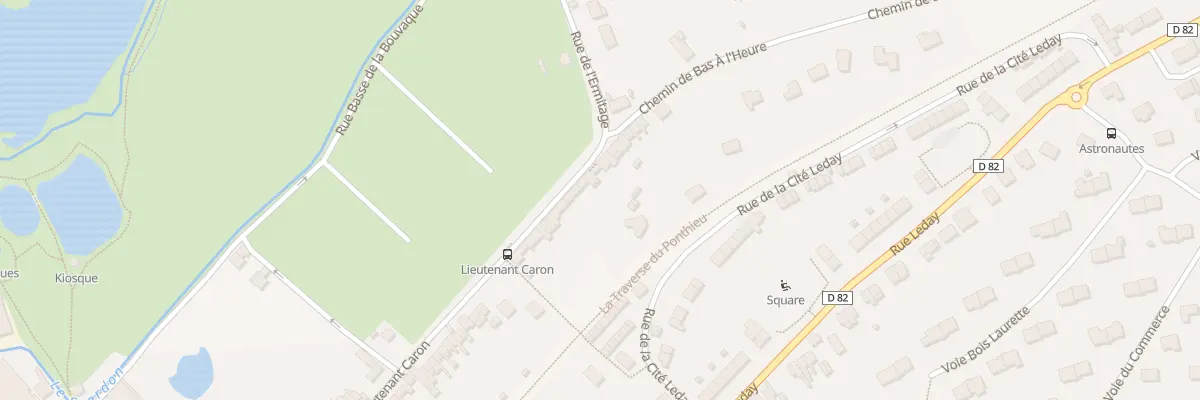 Plan du 130 Rue du Lieutenant Caron à Abbeville