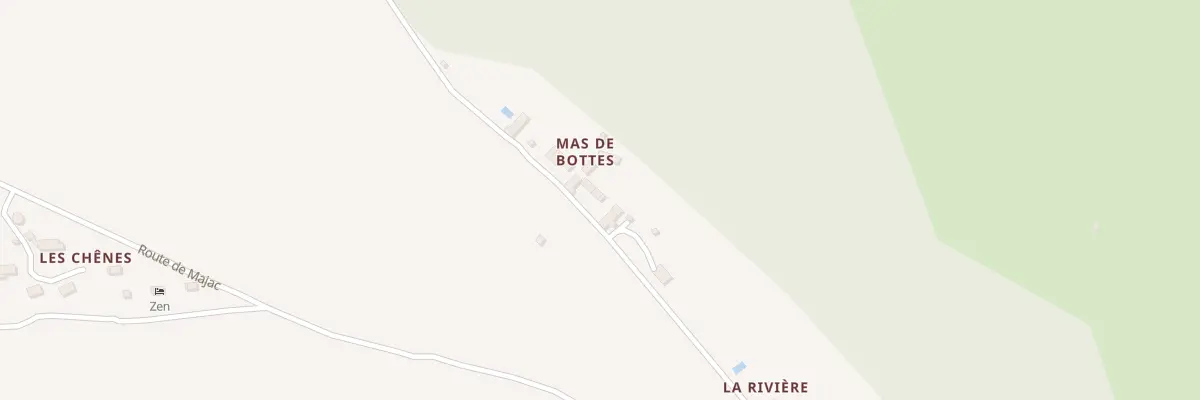Plan de Mas de Bottes à Parisot