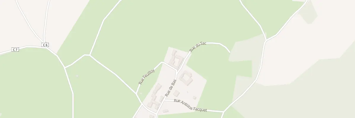Plan du 235 Rue du Sac à Vergies