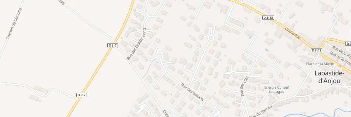 Plan du 18 Rue des Bleuets à Labastide-d’Anjou