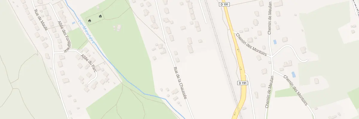 Plan du 35 Rue de la Chaussée à Aulnay-sur-Mauldre