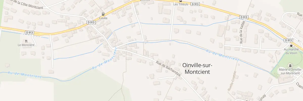 Plan du 28B Rue de Bachambre à Oinville-sur-Montcient