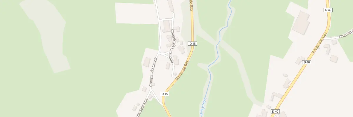 Plan du 5090 Larroque à Rueyres