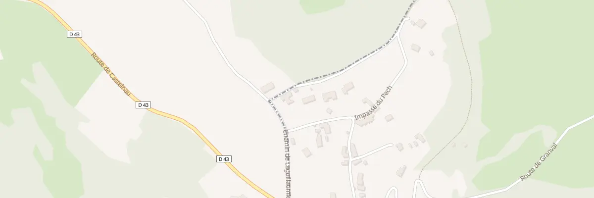 Plan du 70 Chem de Laguillaumie à Saint-Michel-Loubéjou
