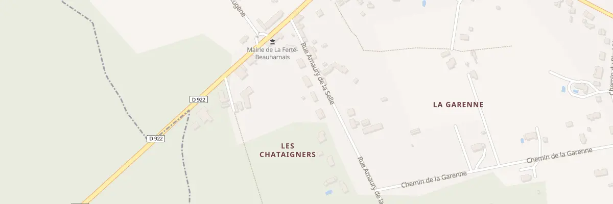 Plan du 116 Rue Amaury de la Selle à La Ferté-Beauharnais