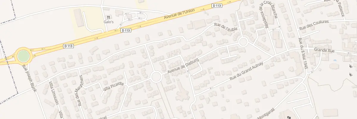 Plan du 26 Av de Dieburg à Aubergenville