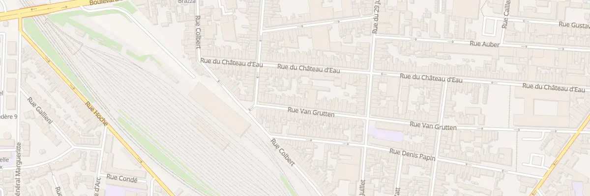 Plan du 110 Rue Van Grutten à Calais