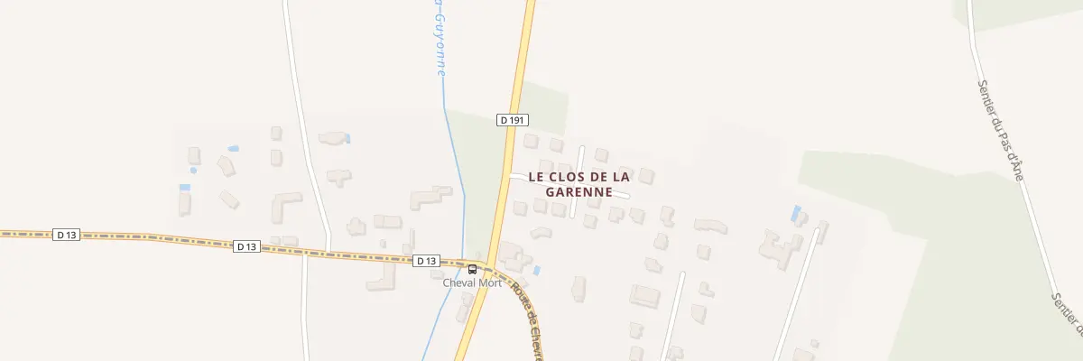 Plan du 7 Vc du Cheval Mort à Mareil-le-Guyon