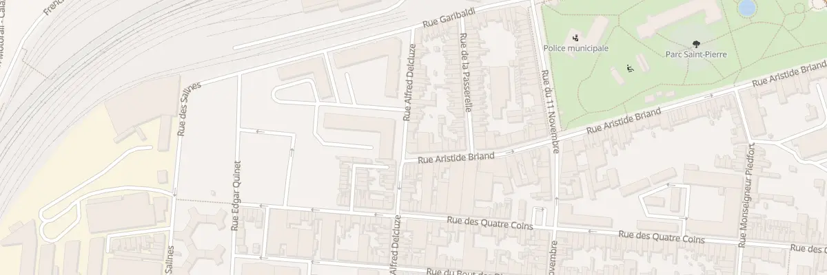 Plan du 106 Rue Alfred Delcluze à Calais