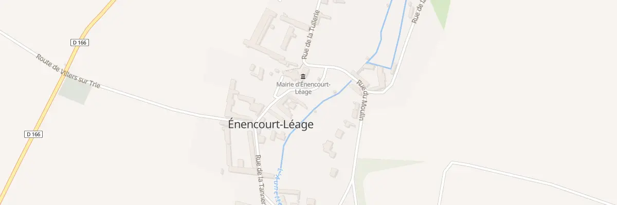 Plan du 4 Rue de l’Ecole à Énencourt-Léage