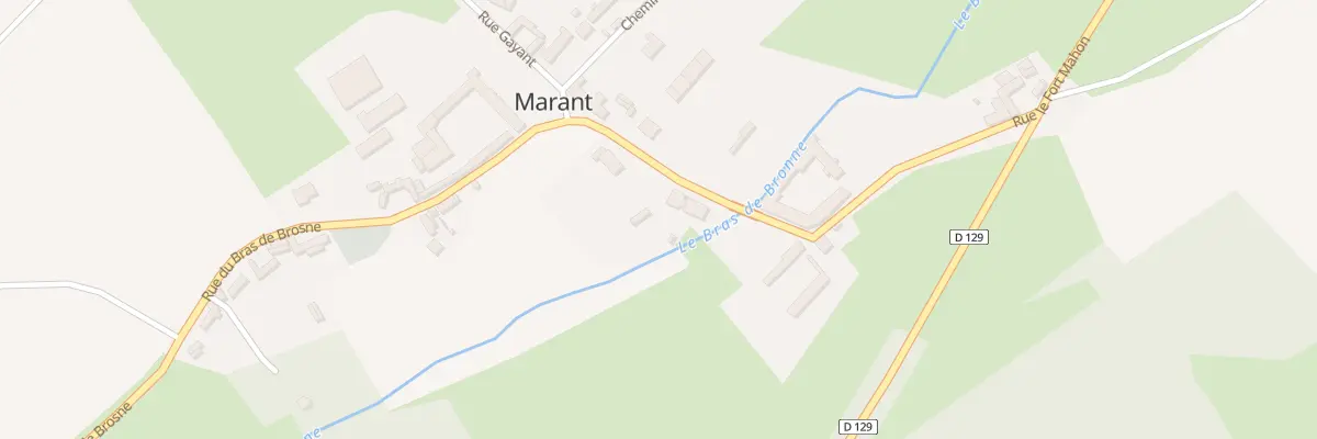 Plan du 19 Rue du Bras de Brosne à Marant