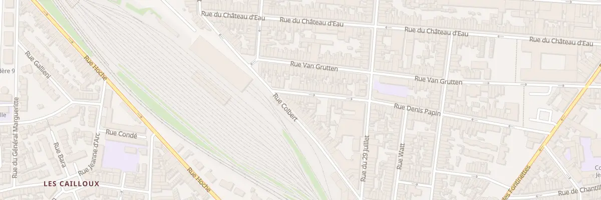 Plan du 105 Rue Denis Papin à Calais