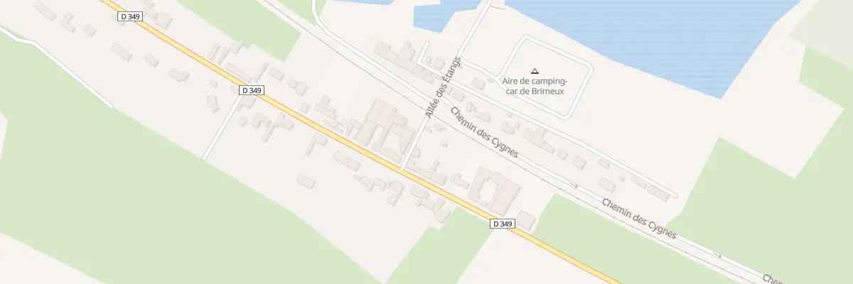 Plan du 2 All des Etangs à Brimeux