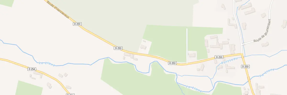 Plan du 24 Rte d’Henneveux à Bournonville