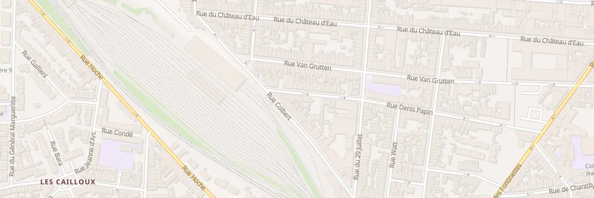 Plan du 103 Rue Denis Papin à Calais
