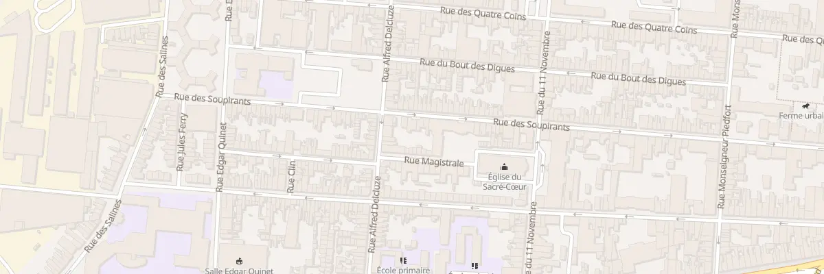 Plan du 89 Rue des Soupirants à Calais