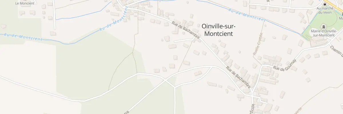 Plan du 6 Rue de la Chartre à Oinville-sur-Montcient