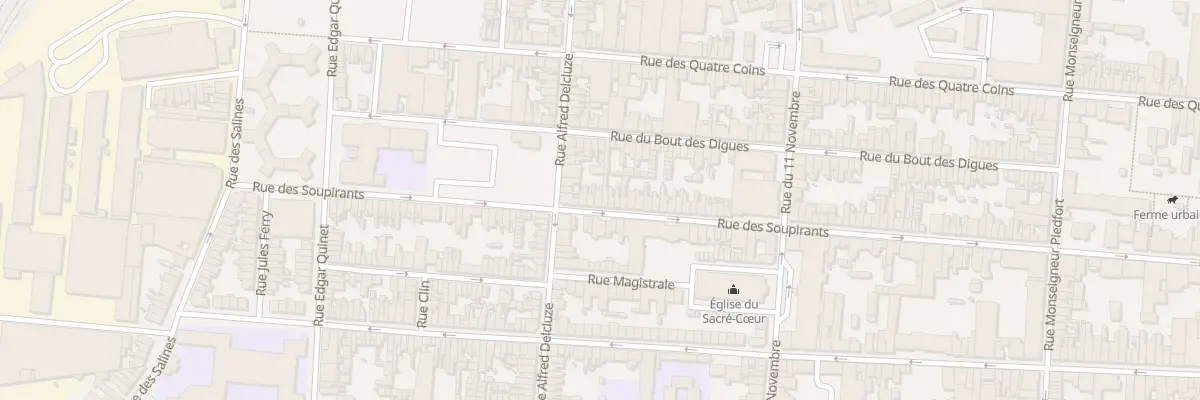 Plan du 138 Rue des Soupirants à Calais