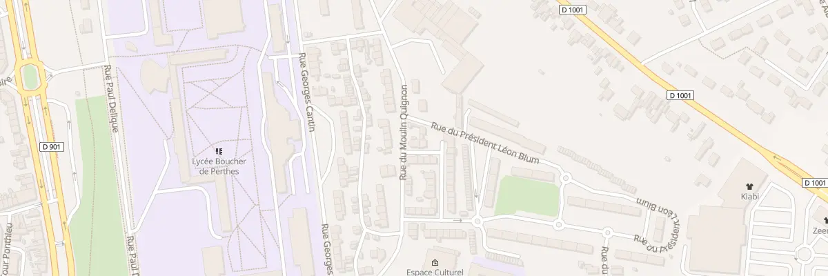 Plan du 29 Rue du Moulin Quignon à Abbeville