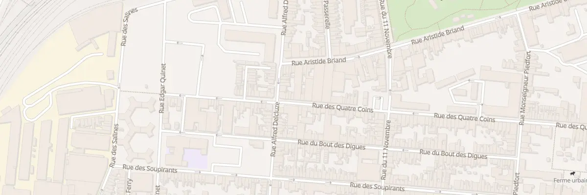 Plan du 134 Rue des Quatre Coins à Calais