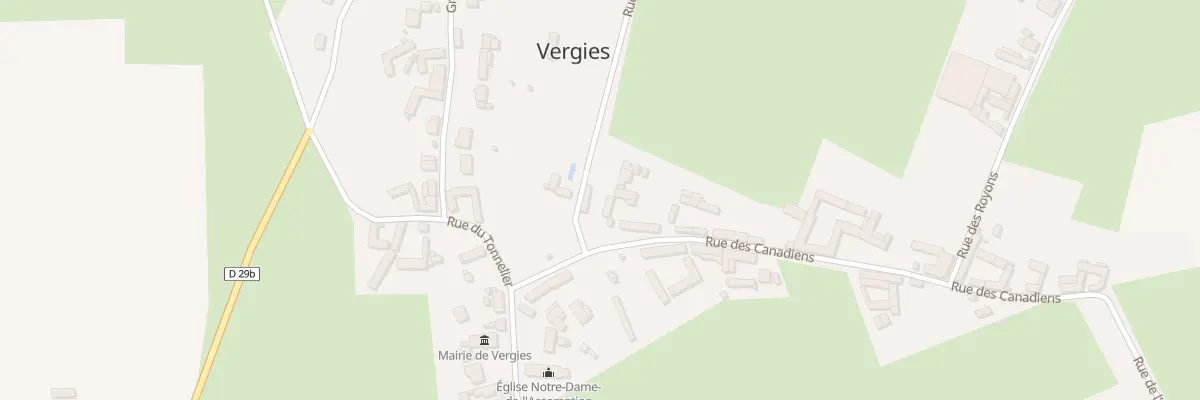 Plan du 65 Rue des Canadiens à Vergies