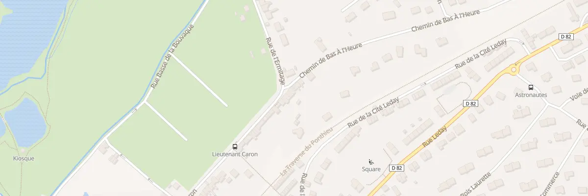 Plan du 142 Rue du Lieutenant Caron à Abbeville