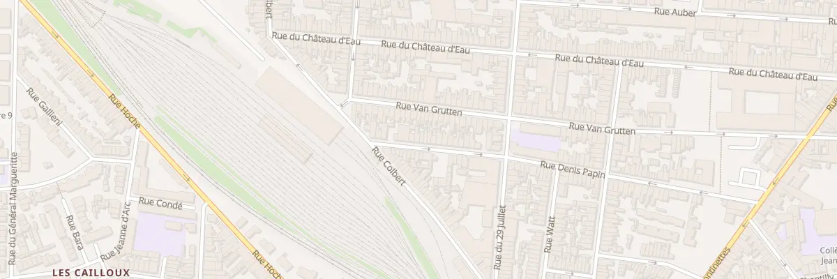 Plan du 88 Rue Denis Papin à Calais