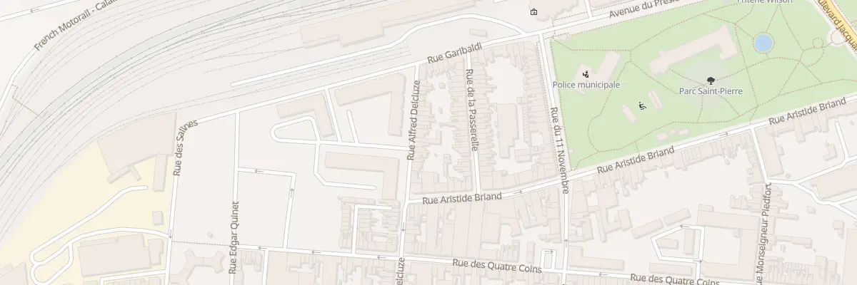 Plan du 120 Rue Alfred Delcluze à Calais