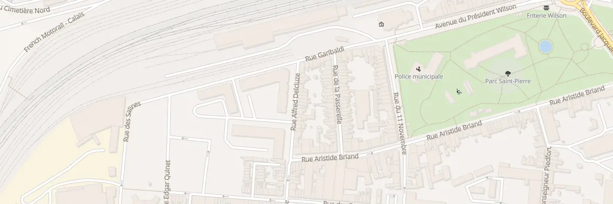 Plan du 128 Rue Alfred Delcluze à Calais