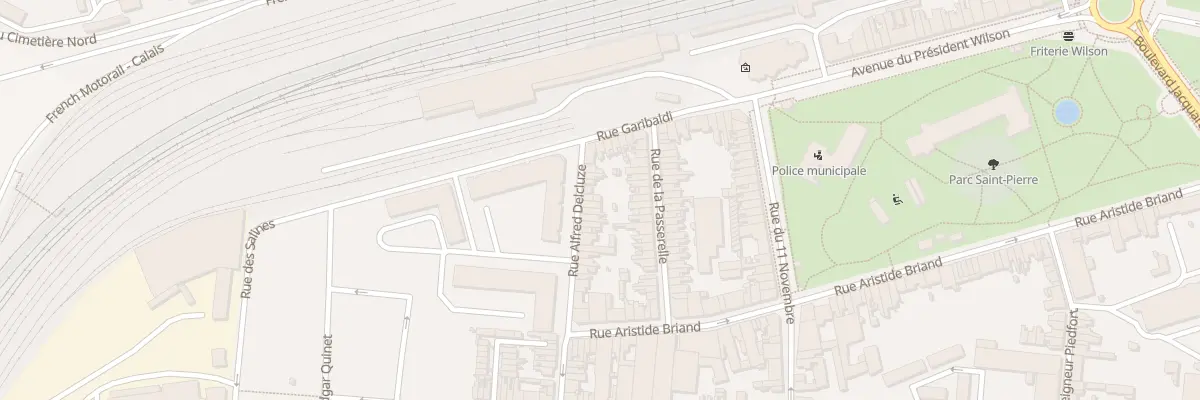 Plan du 134 Rue Alfred Delcluze à Calais