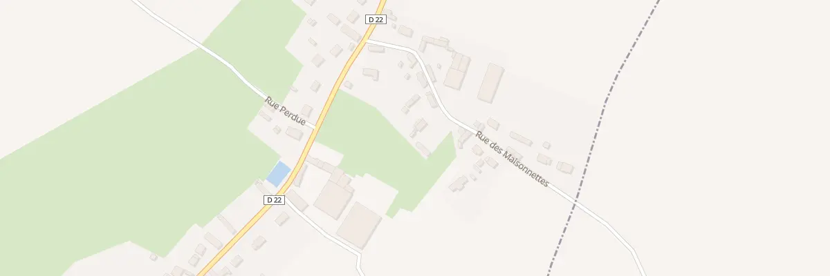 Plan du 10 Rue des Maisonnettes à Flavacourt