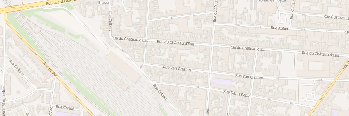 Plan du 102 Rue Van Grutten à Calais