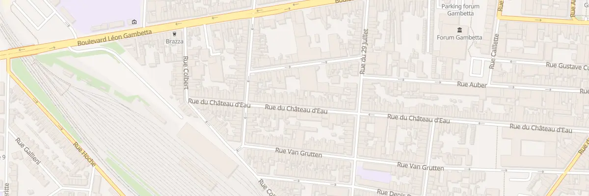 Plan du 156 Rue du Chateau d’Eau à Calais