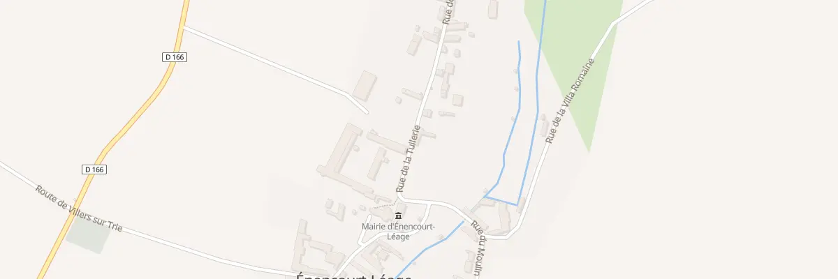 Plan du 4 Rue de la Tuilerie à Énencourt-Léage