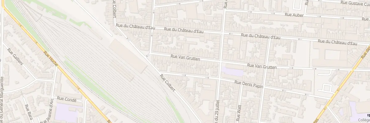 Plan du 79 Rue Van Grutten à Calais