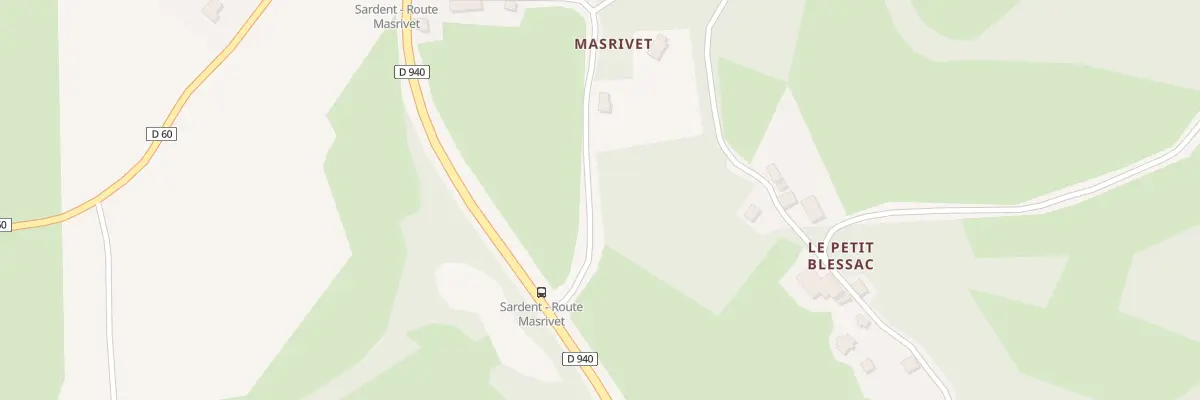 Plan du 5233 Le Masrivet à Sardent