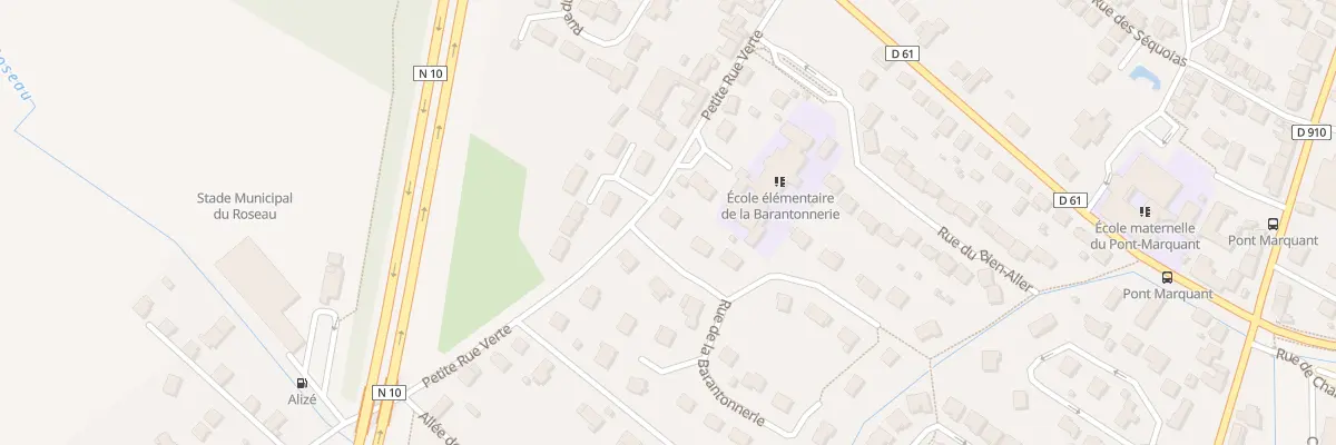 Plan du 1 Rue de la Barantonnerie au Perray-en-Yvelines