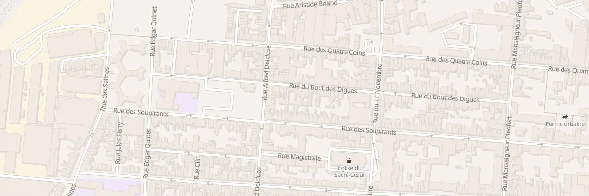 Plan du 87 Rue du Bout des Digues à Calais
