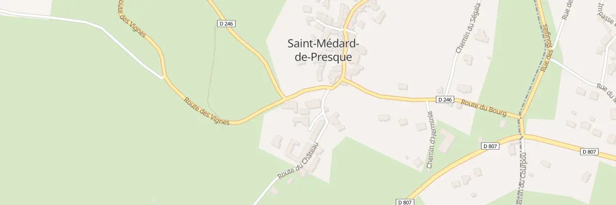 Plan du 16 Pl de la Mairie à Saint-Médard-de-Presque